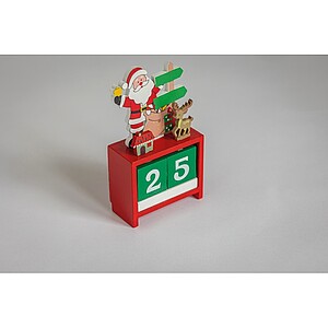 Christmas countdown calendar, mix colour