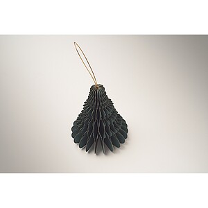 Christmas paper tree hanger, green