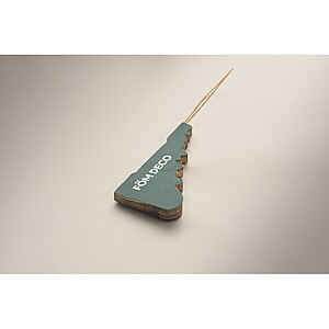 Christmas paper tree hanger, green