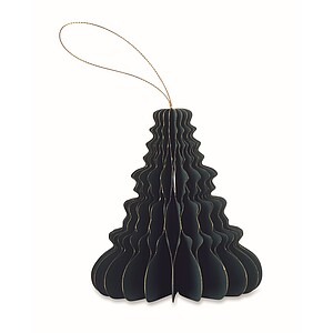 Christmas paper tree hanger, green