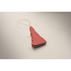 Christmas paper tree hanger, red