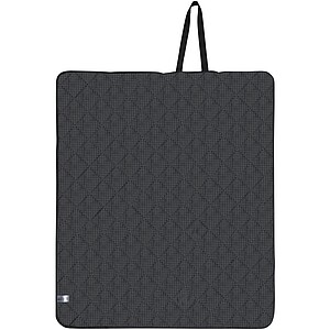 Clary GRS recycled polyester picnic blanket, solid black