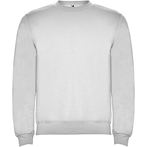 Clasica unisex crewneck sweater, ash white melange