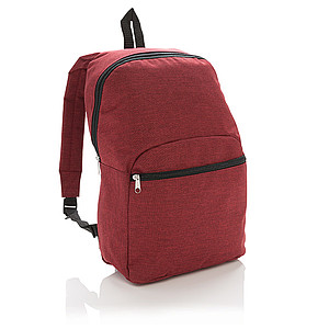 Classic two tone backpack, red