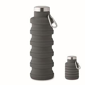 Collapsible bottle 500ml, stone grey