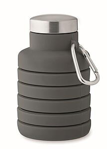 Collapsible bottle 500ml, stone grey