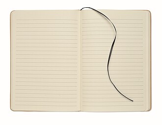 Colour revealing A5 notebook, black