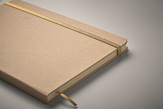 Colour revealing A5 notebook, gold