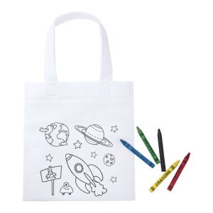 colouring shopping bag