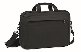 Computer bag in washed canvas