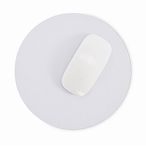 Computer mouse mat, white