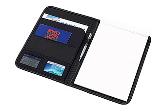 Conference portfolio "Avanti" with pad,colour blue, black