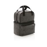 Cooler bag with 2 insulated compartments, anthracite