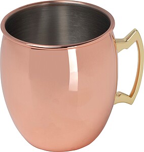 Copper mug ‘Moscow Mule’ 500ml, pink