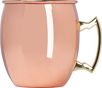 Copper mug ‘Moscow Mule’ 500ml, pink