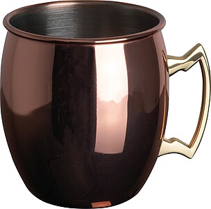 Copper mug ‘Moscow Mule’ 500ml, pink