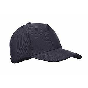 Corduroy 5 panel baseball cap, blue