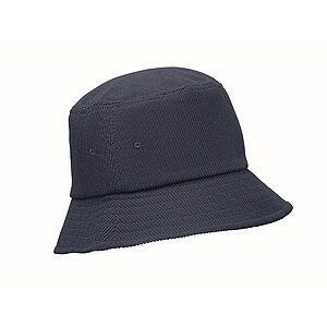 Corduroy bucket hat, blue
