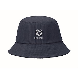 Corduroy bucket hat, blue