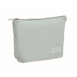 Corduroy cosmetic bag, baby blue
