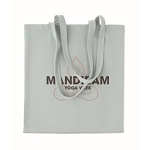 Corduroy shopping bag, baby blue