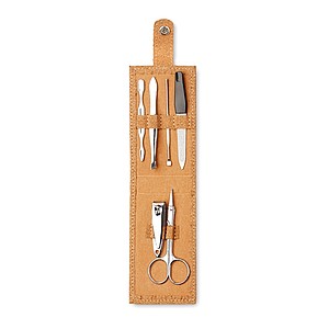 Cork 6 piece manicure set