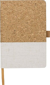 Cork and cotton notebook Trevor