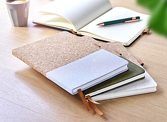 Cork and cotton notebook Trevor