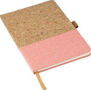 Cork and cotton notebook Trevor