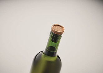 Cork bottle stopper