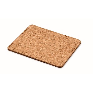 Cork cardholder with RFID, beige