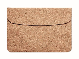 Cork laptop bag magnetic flap