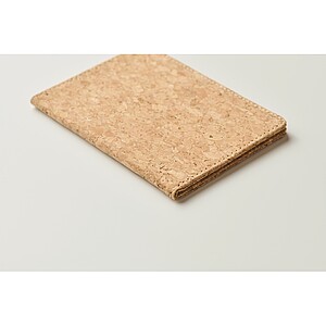 Cork passport holder, beige