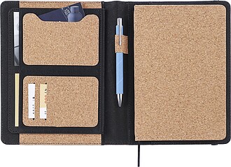 Cork portfolio A5 Franklin, brown