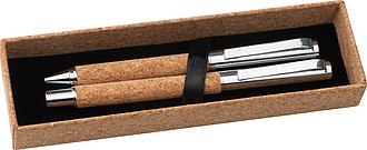 Cork writing set