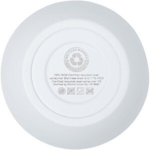 Corzo 350 ml RCS certified recycled stainless steel copper vacuum insulated cup, white