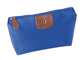 Cosmetic bag "Accessory"microfibre, blue