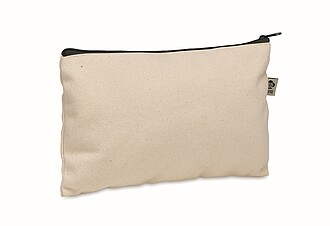Cosmetic bag in organic cotton