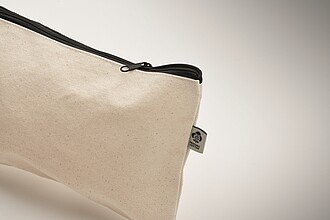 Cosmetic bag in organic cotton