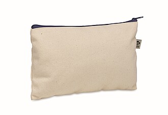 Cosmetic bag in organic cotton