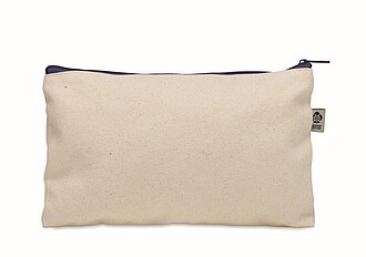 Cosmetic bag in organic cotton