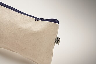 Cosmetic bag in organic cotton