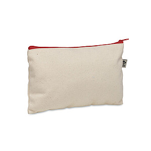 Cosmetic bag in organic cotton