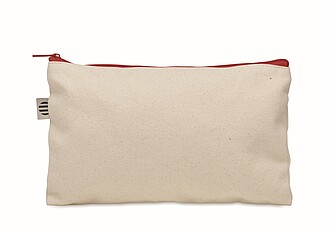 Cosmetic bag in organic cotton
