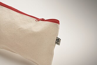 Cosmetic bag in organic cotton