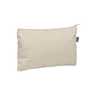 Cosmetic bag in organic cotton