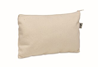 Cosmetic bag in organic cotton