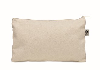Cosmetic bag in organic cotton