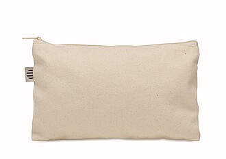 Cosmetic bag in organic cotton