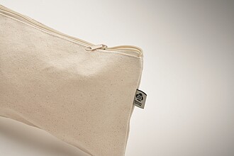 Cosmetic bag in organic cotton